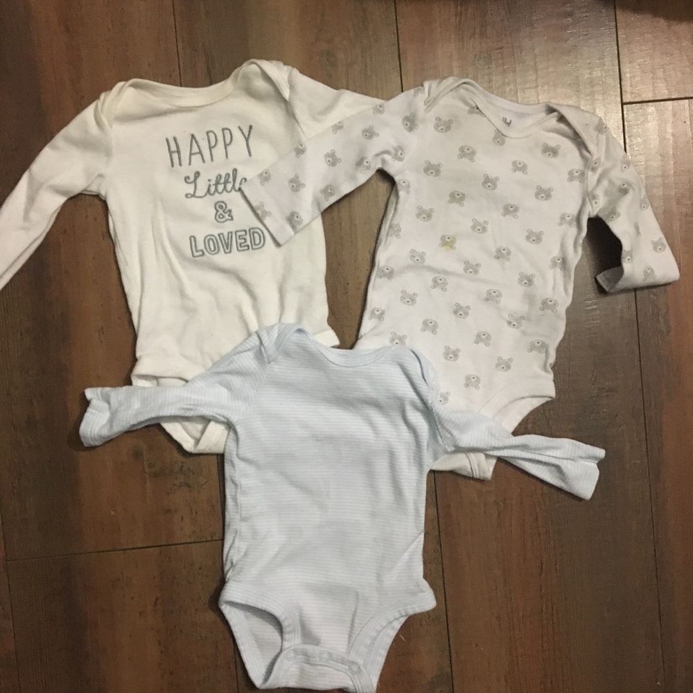 Baby Boy Long Sleeve Onesies